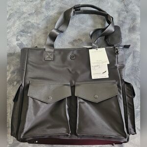 JOAN & DAVID THE KARLI 18" High-Density Multi-Pocket Workbook Travel Tote